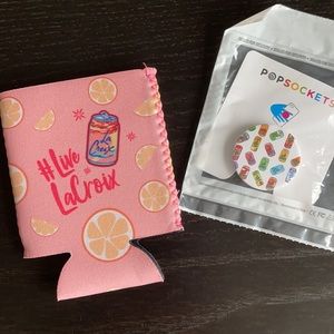 La Croix PopSocket and Koozie NEW